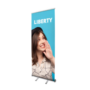 Bespoke Exhibits - UB100-800-01 - Liberty Roller Banner Open