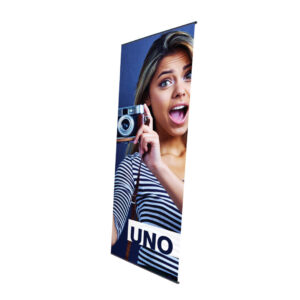 Uno tension banner front open
