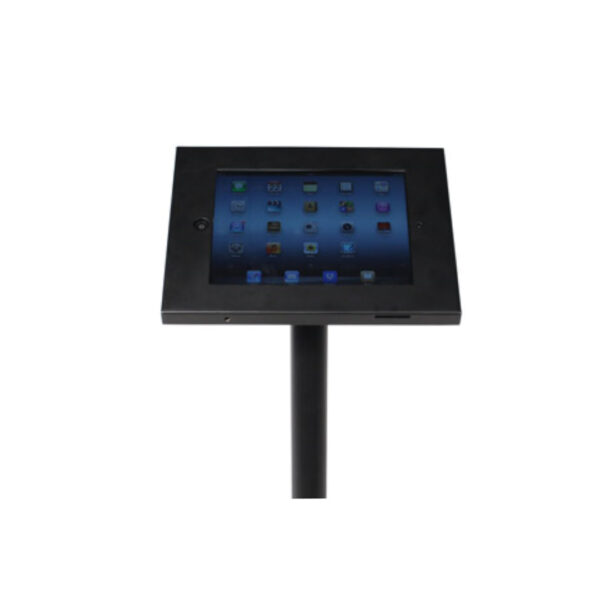 IPS-001 - Freestanding iPad Holder Black Close